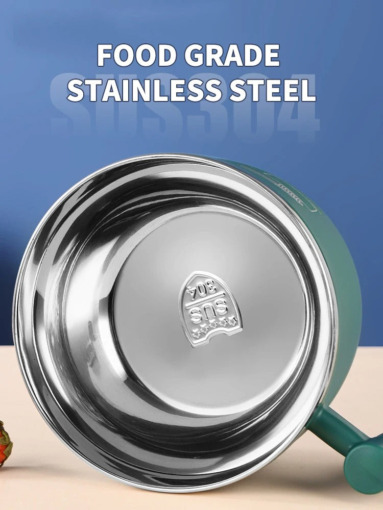 Stainless Steel Instant Noodle Bowl with Lid | Portable Sealed Drain Bowl | Kitchen Utensil & Food Storage Partner