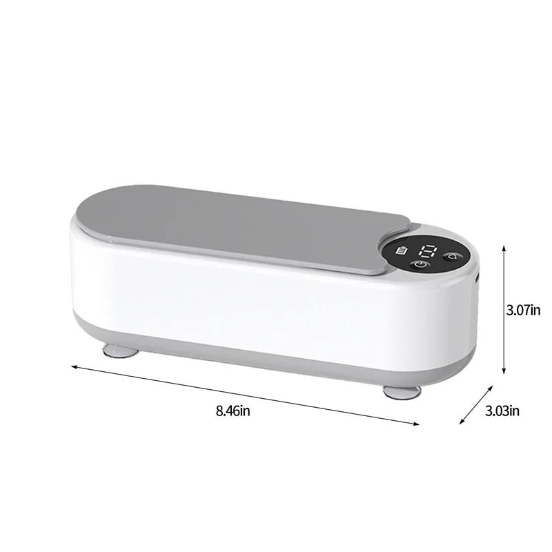 Portable Ultrasonic Jewelry & Household Cleaner – 450ml Clean Pod for Rings, Glasses, Makeup Brushes & More