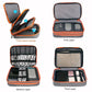 Multi-Layer Electronic Accessories Organizer Bag – Portable Travel Cable Storage Case for iPad, Chargers & Gadgets