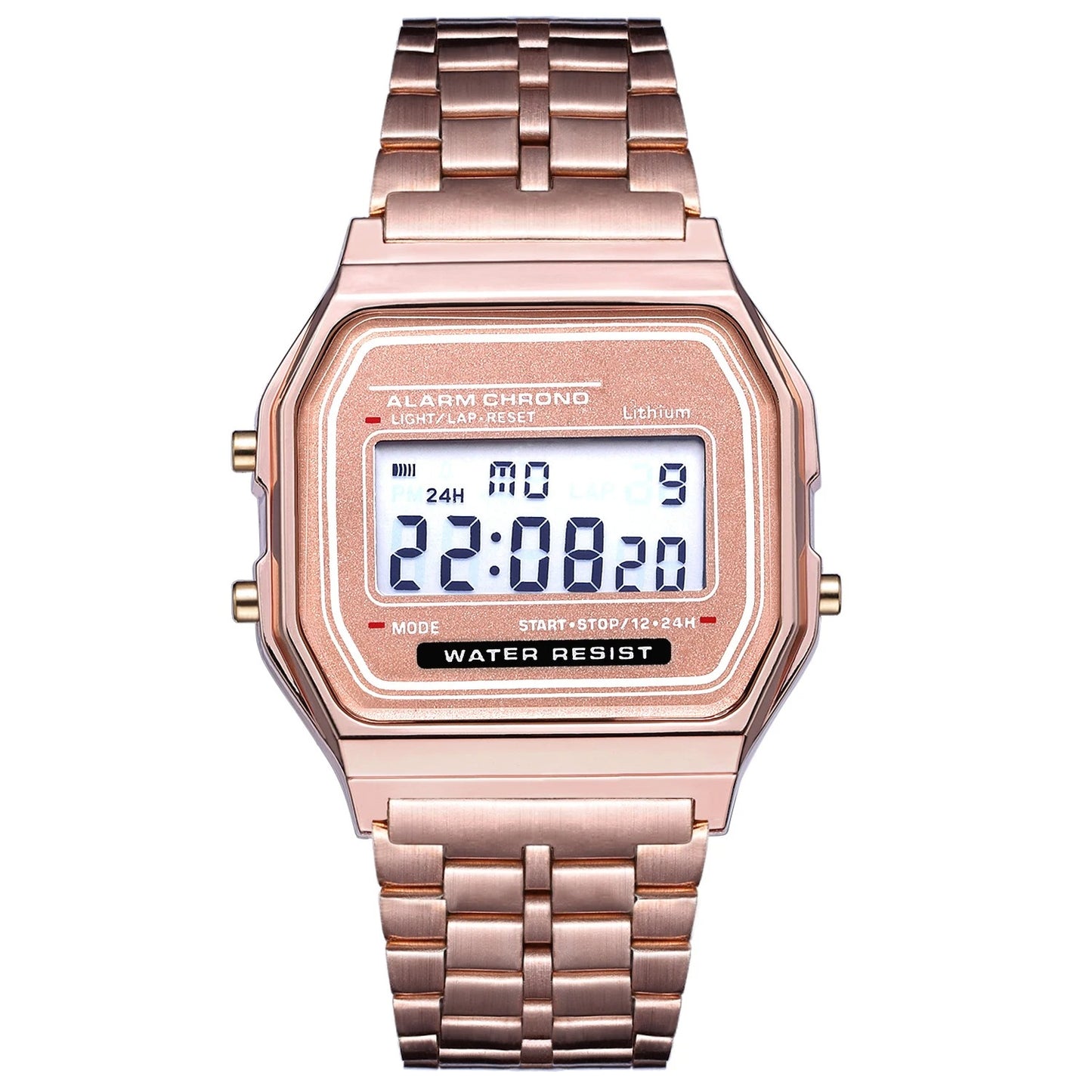 2025 Waterproof Digital LED Sports Watch – Unisex Casual Electronic Wristwatch for Men & Women