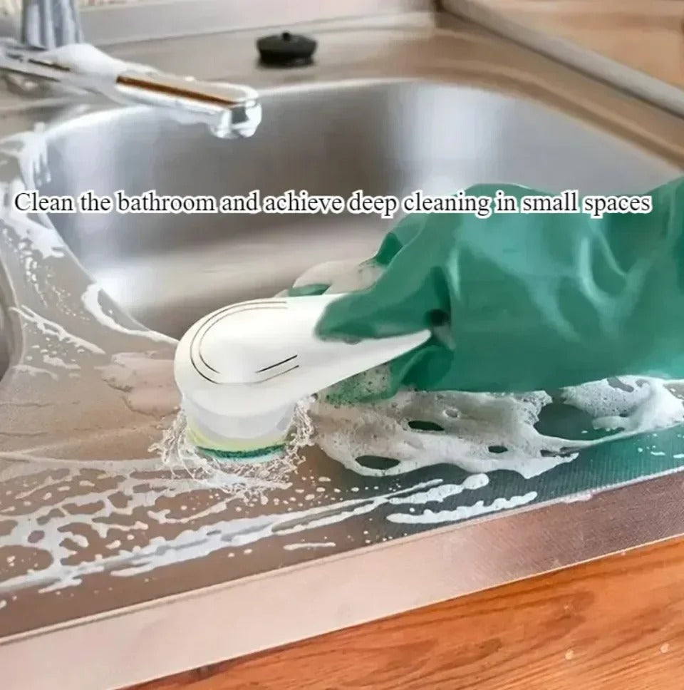 "PowerClean Electric Handheld Scrubber: Waterproof Drill Brush Set for Kitchen & Bathroom"