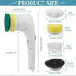 "PowerClean Electric Handheld Scrubber: Waterproof Drill Brush Set for Kitchen & Bathroom"