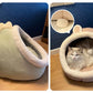 Comfortable Cat Sleeping Bed | Semi-Enclosed