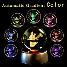 Pokémon 3D Crystal Ball LED Night Light