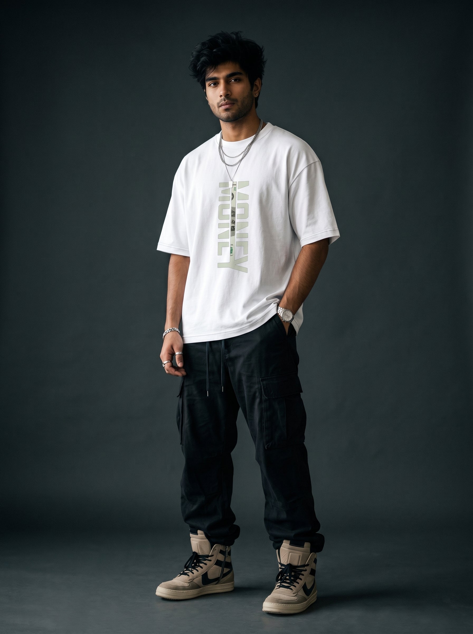 money oversized  tshirt 
