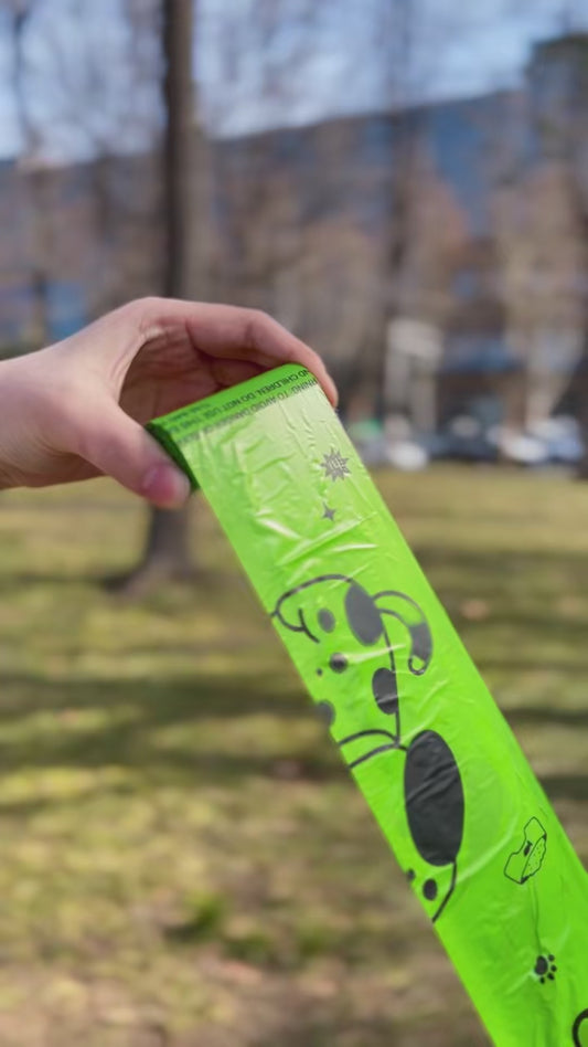 Flushable & Biodegradable Dog Poop Bags – Lavender Scented | Leakproof | With Dispenser