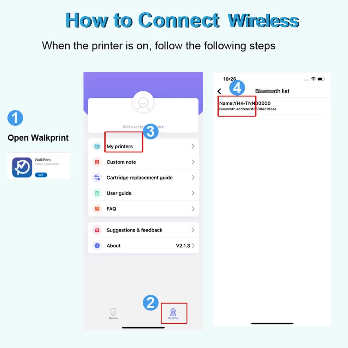 Gotoogo Portable Bluetooth Thermal Photo Printer