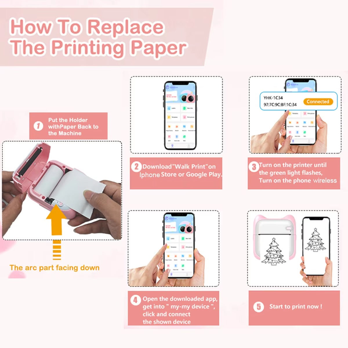 Gotoogo Portable Bluetooth Thermal Photo Printer