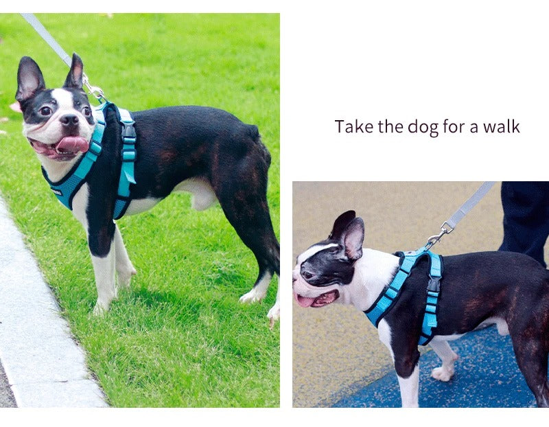 Summer Reflective Puppy Medium Dog Harness for Small Dogs Mesh Padded Chihuahua Yorkies Harnesses Mascotas Accessories Supplies