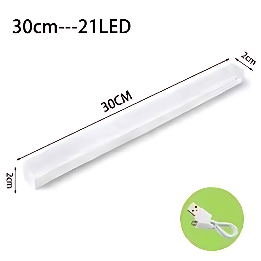 Wireless Motion Sensor LED Under Cabinet Light - USB-C Rechargeable Closet & Kitchen Night Lamp