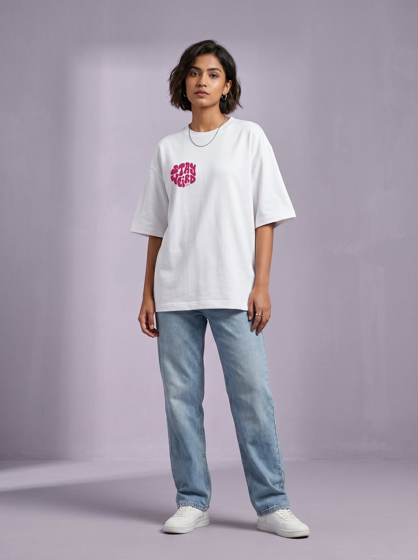STAY WIERD Unisex Oversized Standard T-Shirt