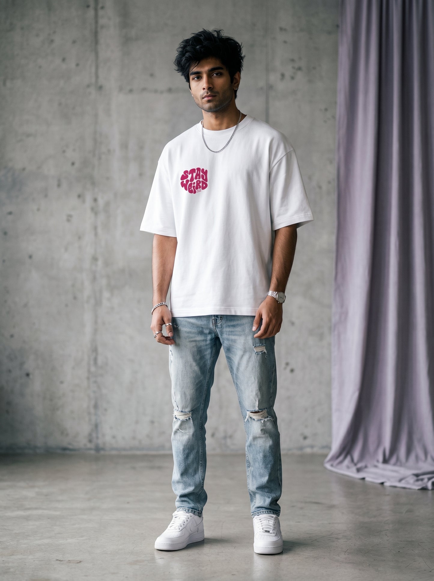 STAY WIERD Unisex Oversized Standard T-Shirt
